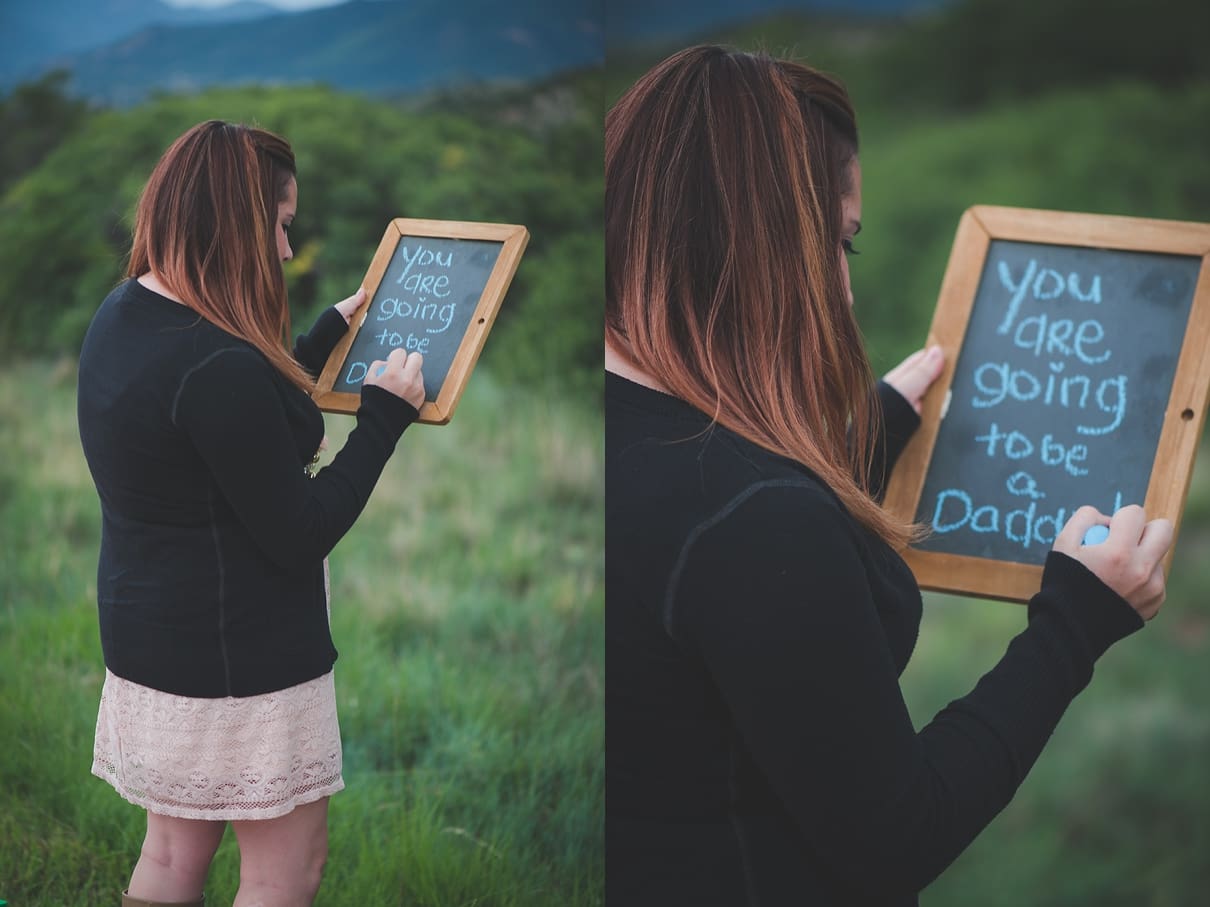 pregnancy announcement, fun ways to announce pregnancy, how to tell husband he's going to be a father, maternity photos, maternity announcement