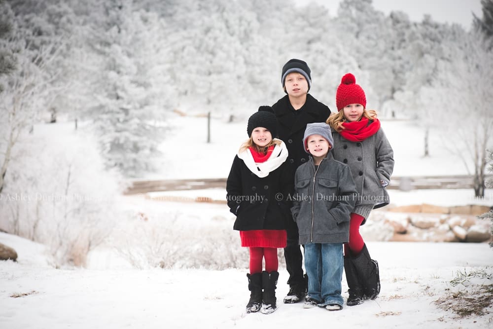 Fox Run Park, Colorado Springs Snowy Outdoor Photography, Colorado Springs Winter Family Photography