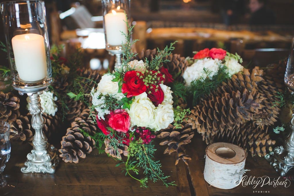 winter wedding, rustic wedding, winter holiday party, winter wedding bouquet