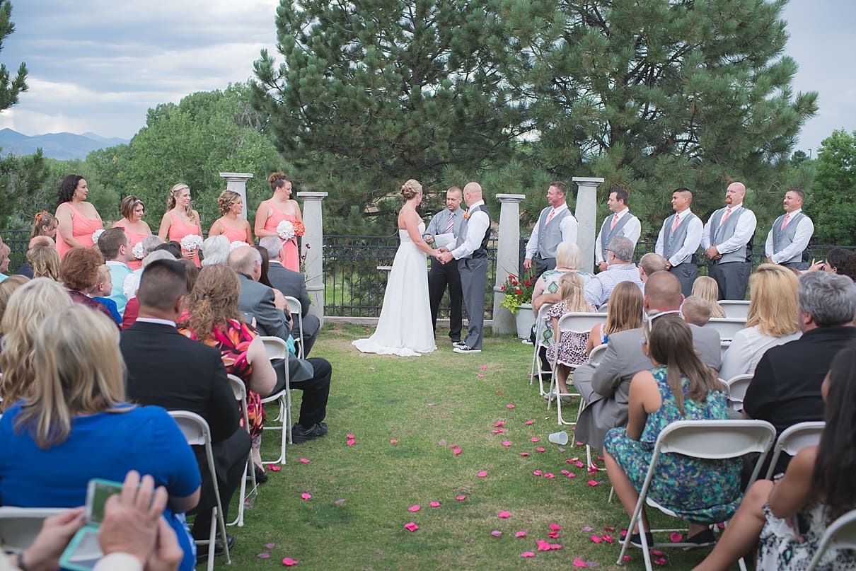 Crystal Rose Weddings, Denver Weddings, Crystal Rose Denver Wedding, teal and peach wedding