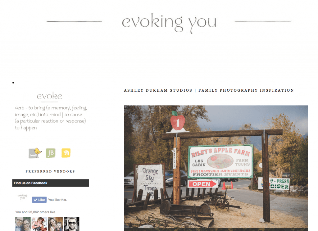 featured on evoking you