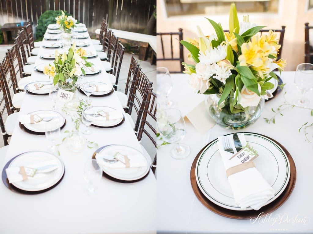 backyard wedding, simple backyard wedding, how to cater a wedding in a small space