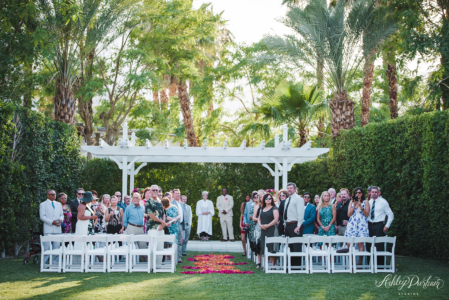 Palm Springs Wedding, Hotel Wedding Palm Springs, Coral and Cream wedding