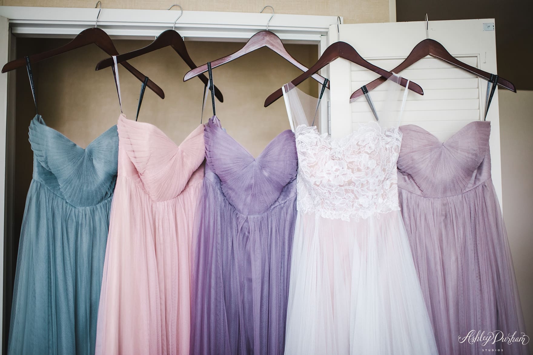 Green Mountain Ranch Wedding, tulle bridesmaid dress, multicolored tulle bridesmaid dresses