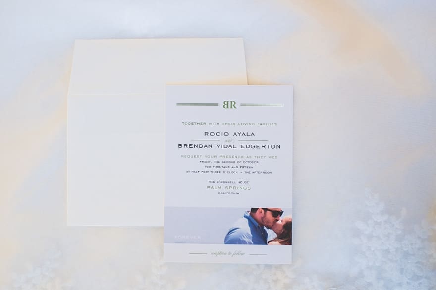 minted wedding invitation