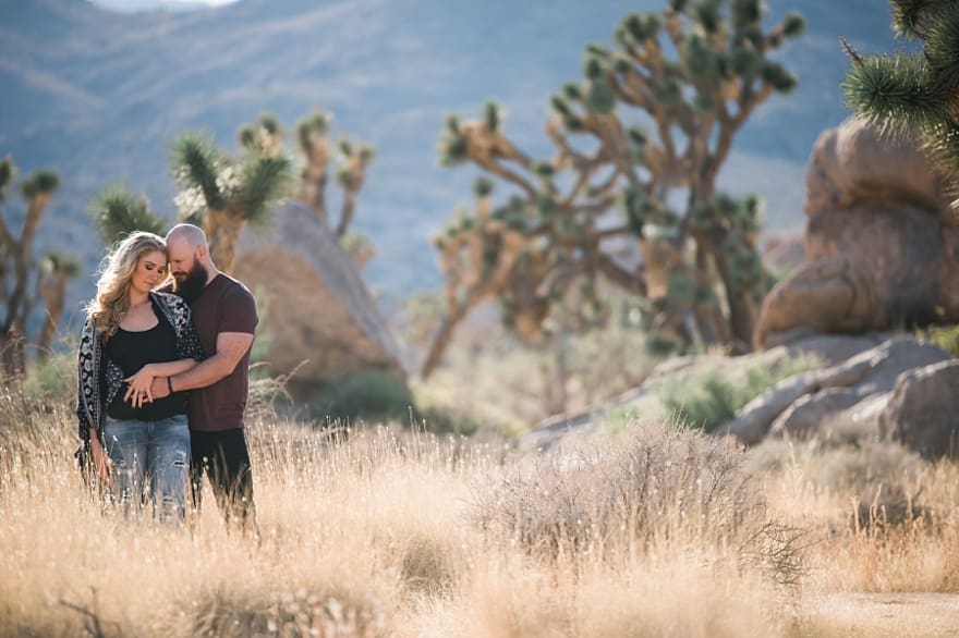 desert engagement session, randy and ashley engagement session