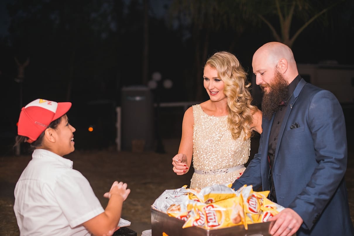 in n out wedding catering, southern california wedding, in n out at a wedding