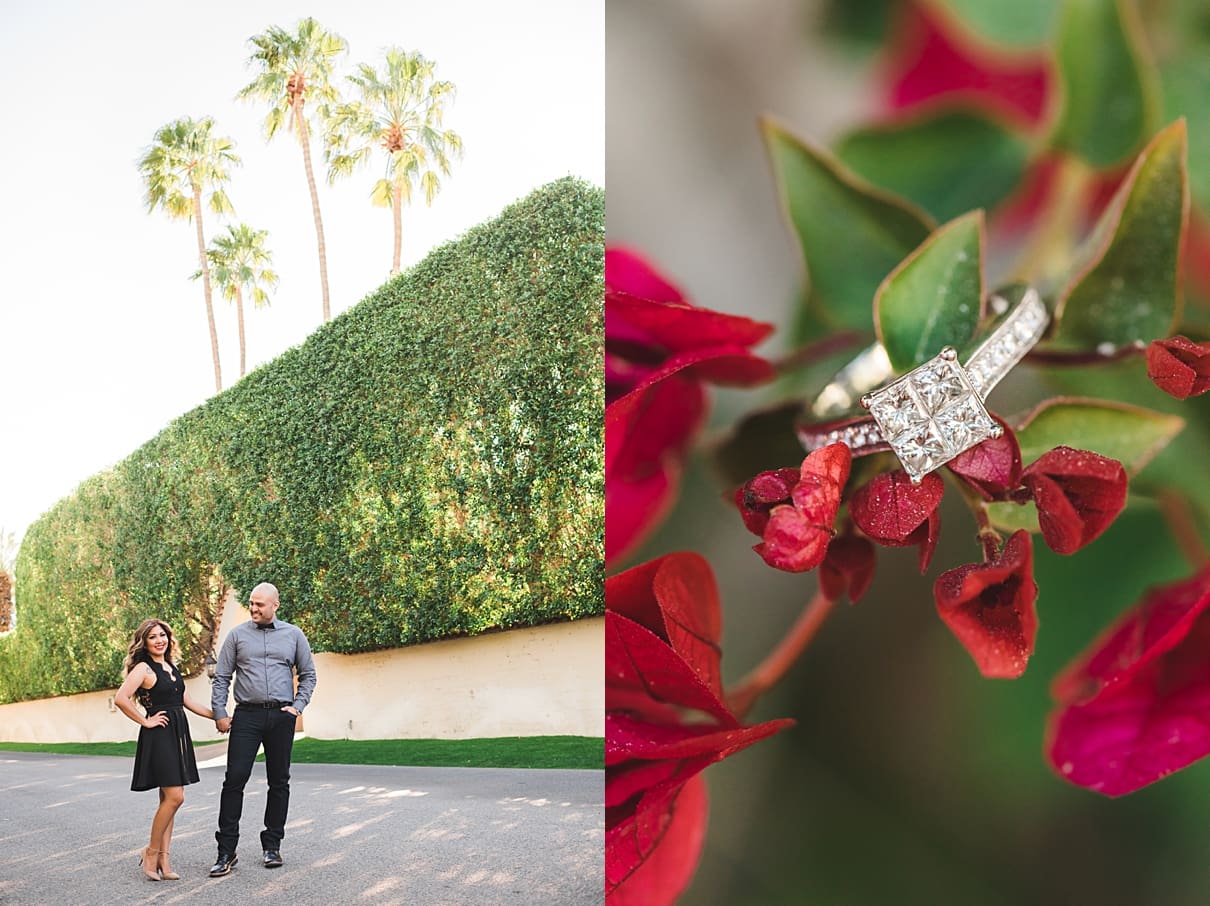 downtown palm springs engagement session, palm springs engagement photographer, movie colony palm springs, palm springs wedding photographers, rad weddings, randy and ashley
