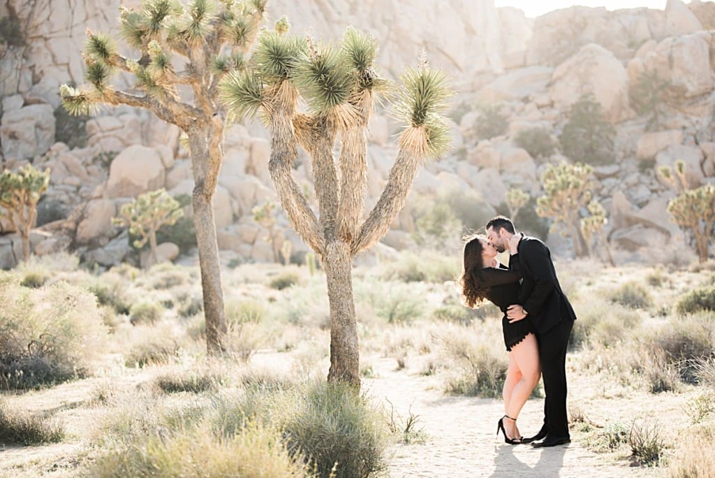 engagement photos in joshua tree featured on aisle perfect