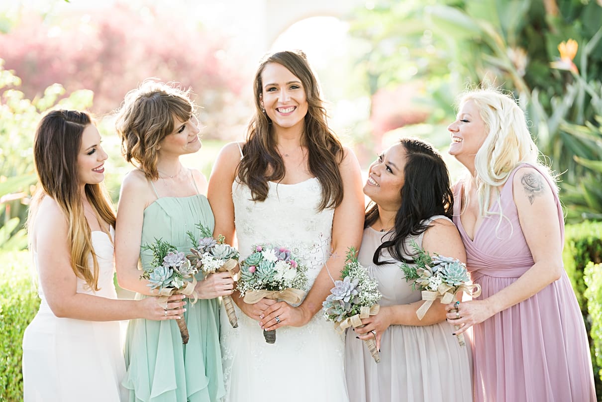 soft colored bridesmaids dresses that don't match