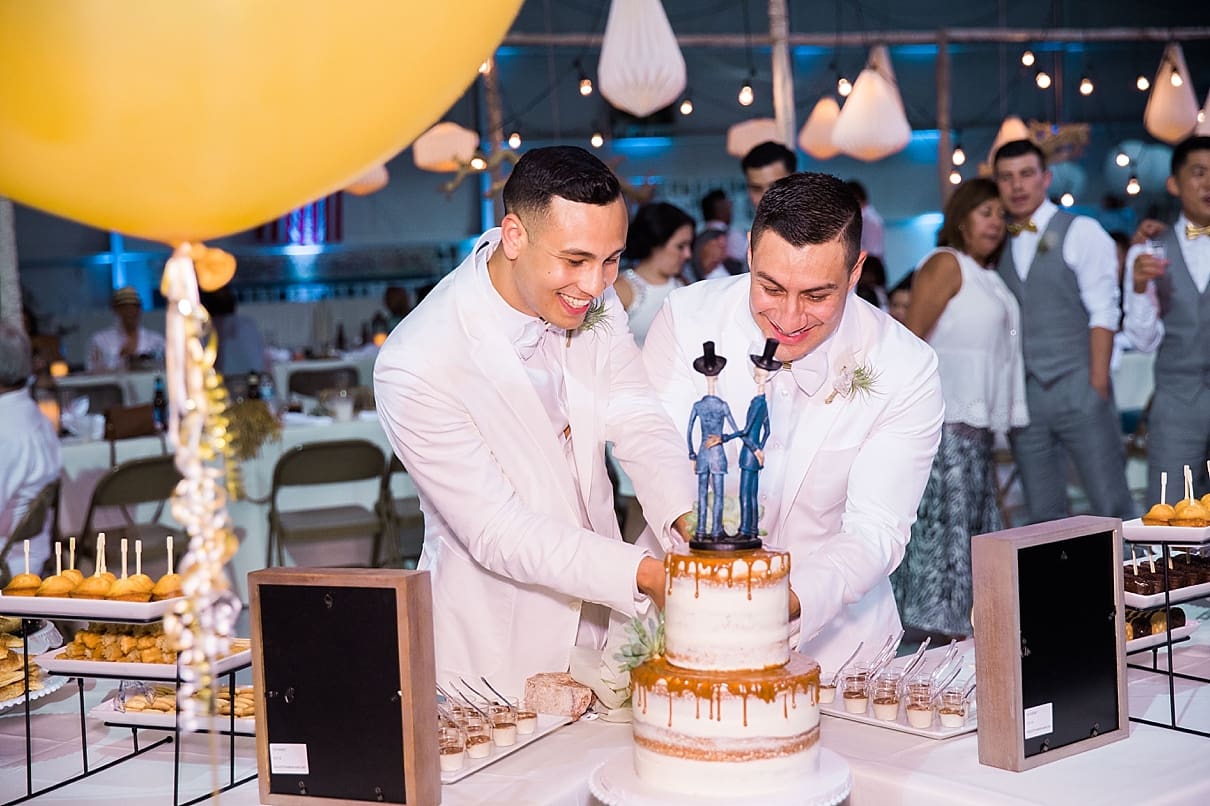 dia de los muertos inspired wedding cake, roman blas cake, dulce de leche naked cake, over the rainbow bakery palm springs