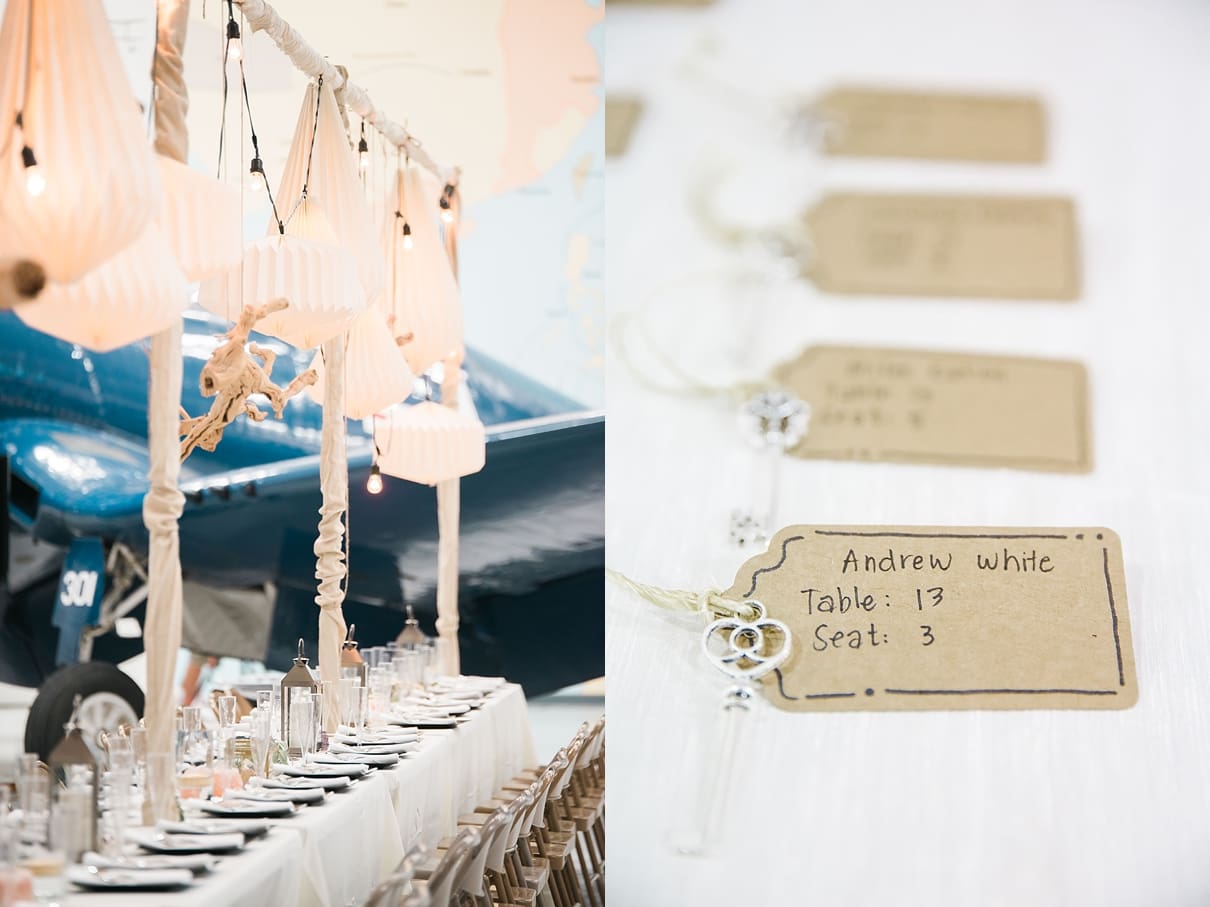 luggage tag reception seating chart