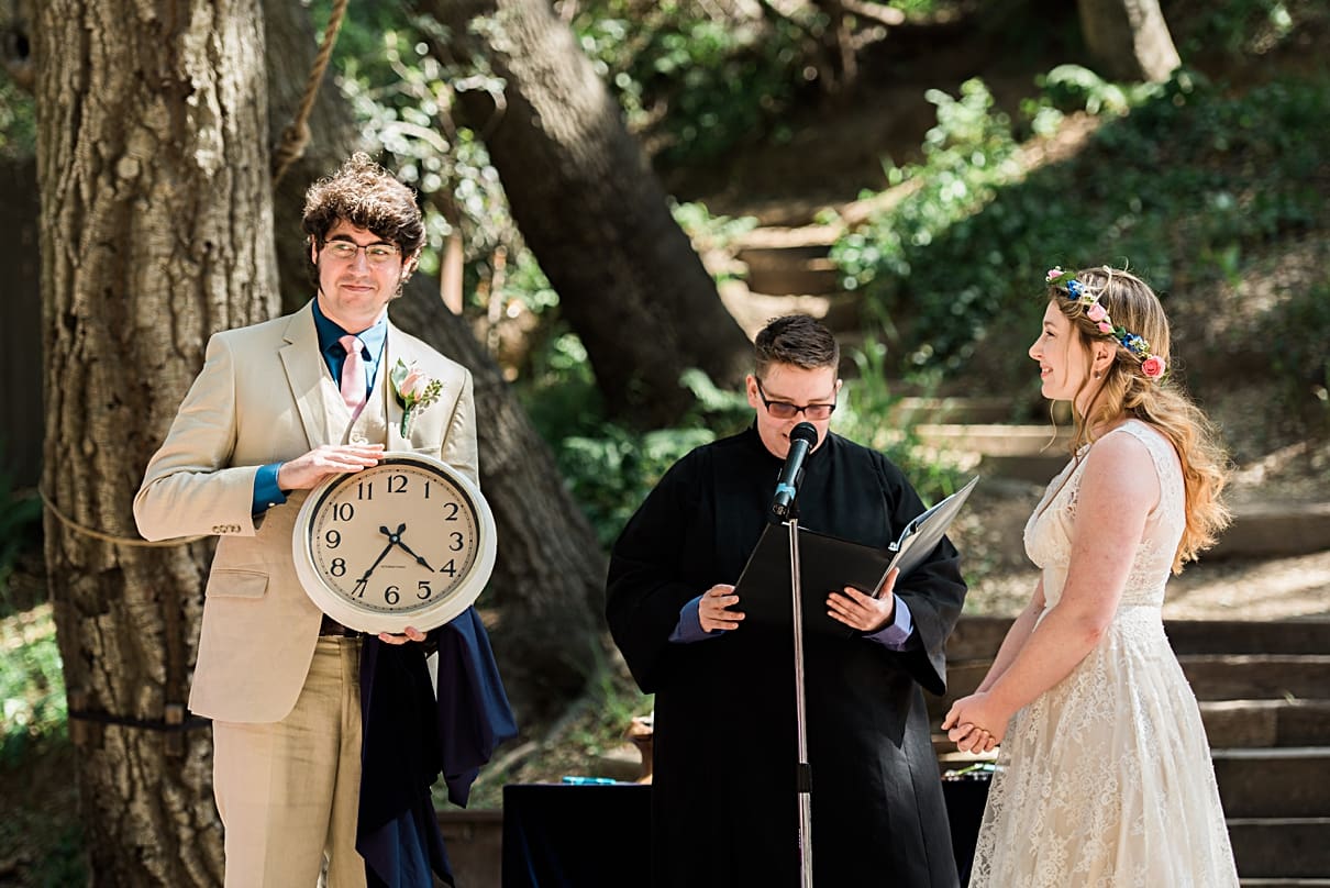 clock smashing ceremony weddings