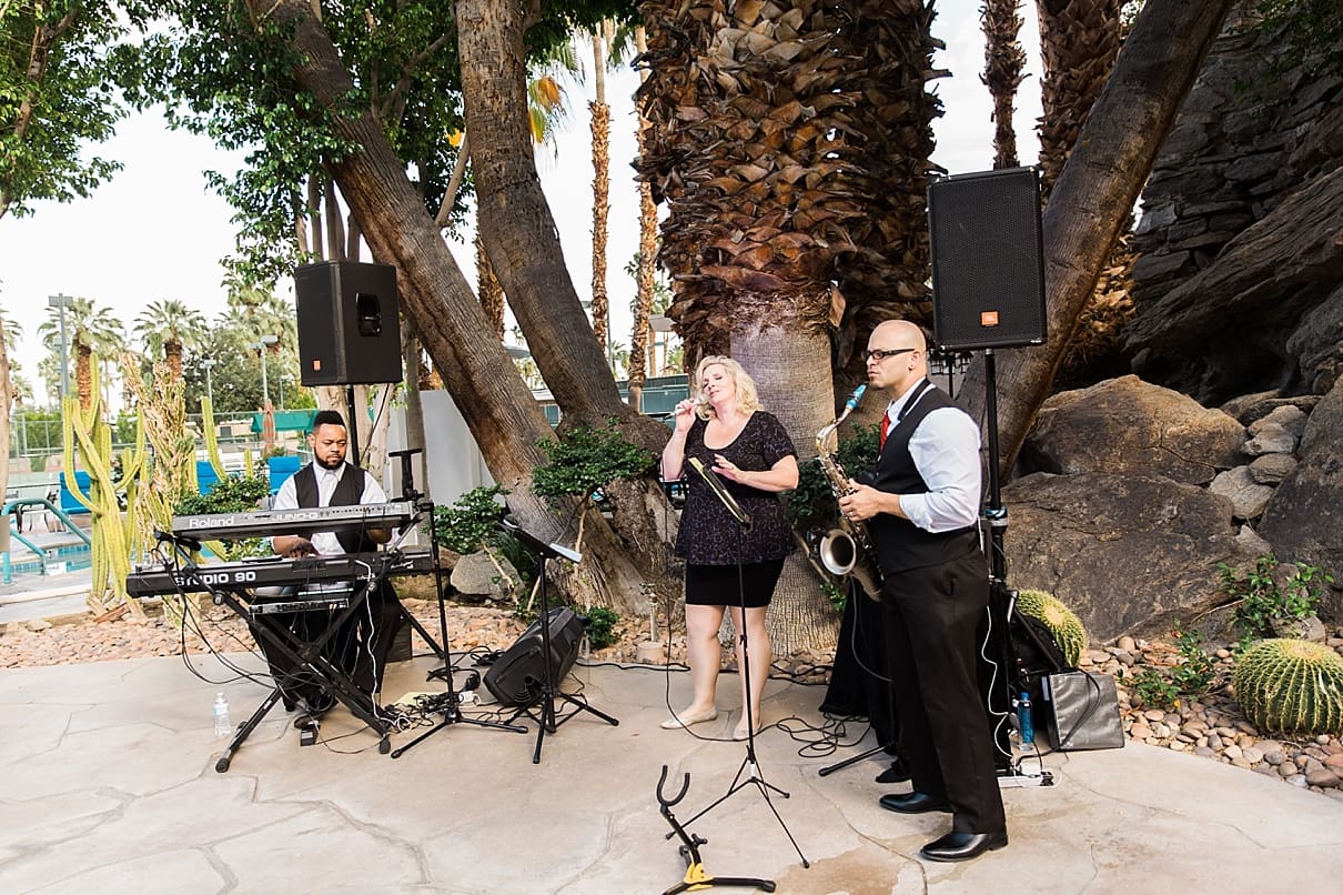 Renee Rojanaro, Palm Springs wedding live music