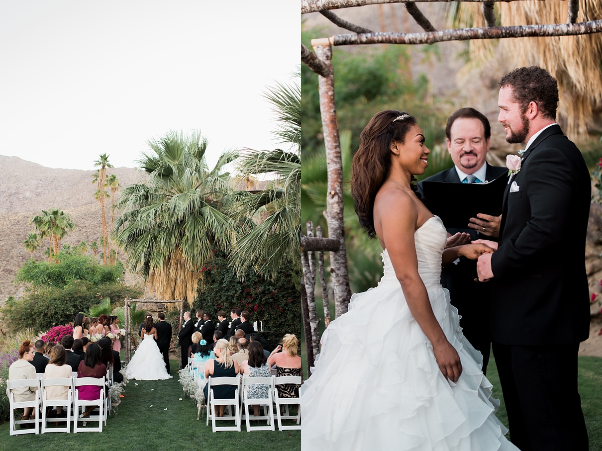 outdoor wedding palm springs
