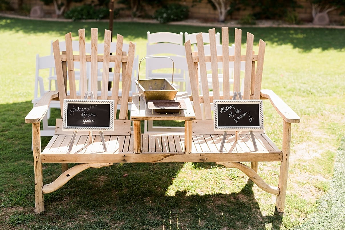 reserved signs for wedding seating