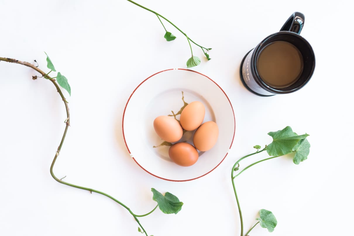 organic homegrown eggs