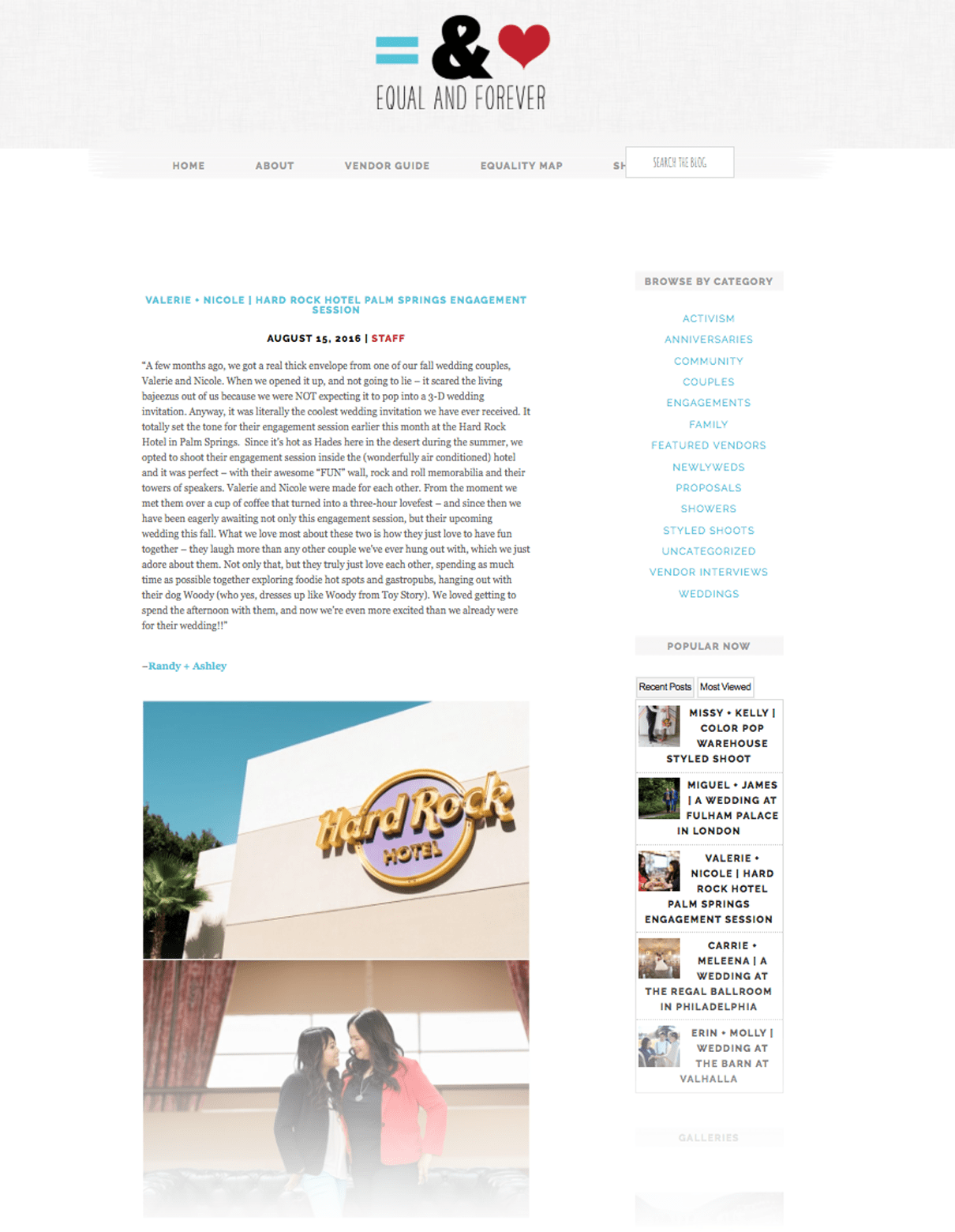 hard rock hotel engagement session featured on equal and forever