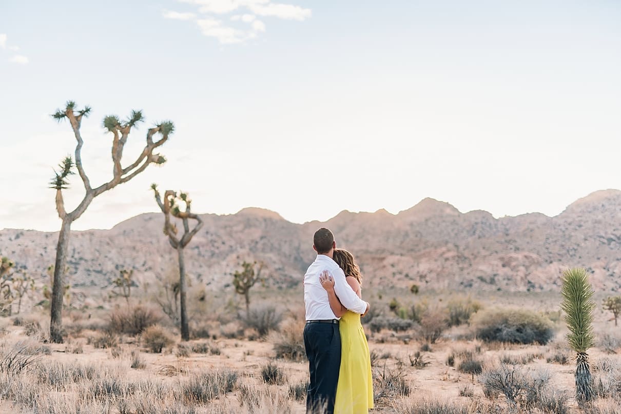 Southern California desert engagement session, Joshua Tree engagement session, Joshua Tree photo session, Joshua Tree couples session, desert couples session, destination engagement session, what to wear for engagement session