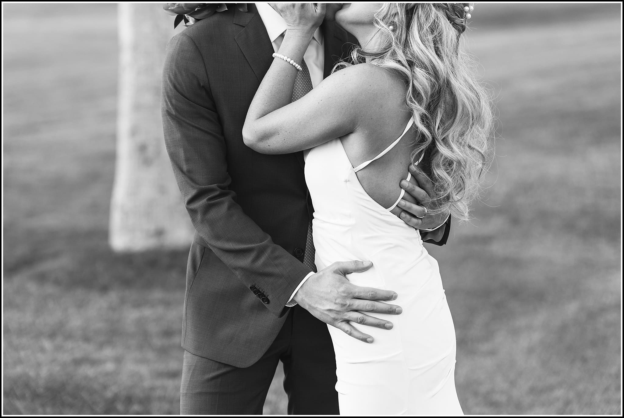  favorite wedding images 2016, wedding photos from 2016, our favorite wedding photos, backless wedding gown, black and white wedding portraits