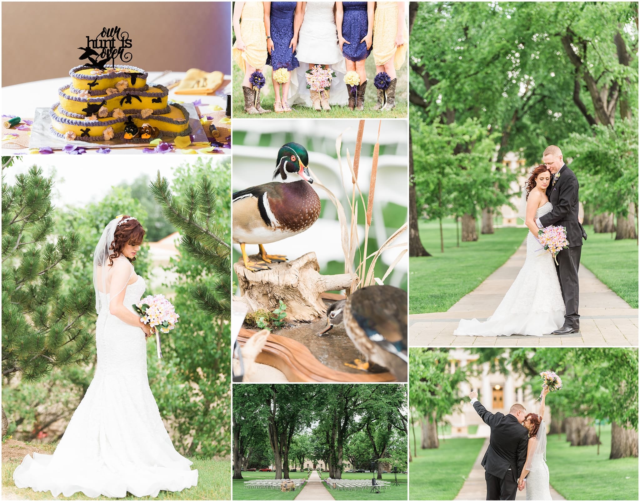 colorado hunting inspired wedding