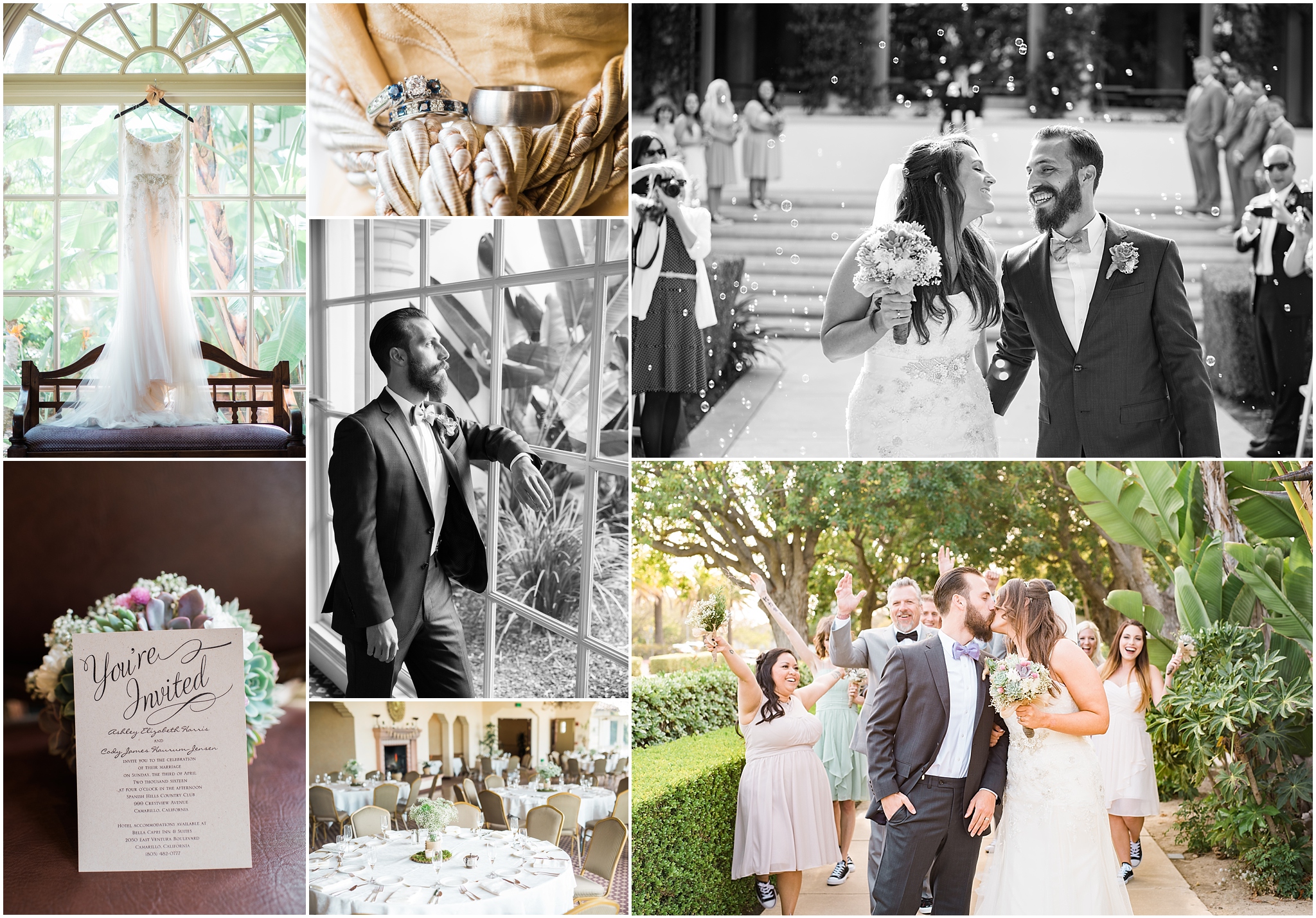 Spanish Hills Country Club wedding featured on Borrowed and Blue