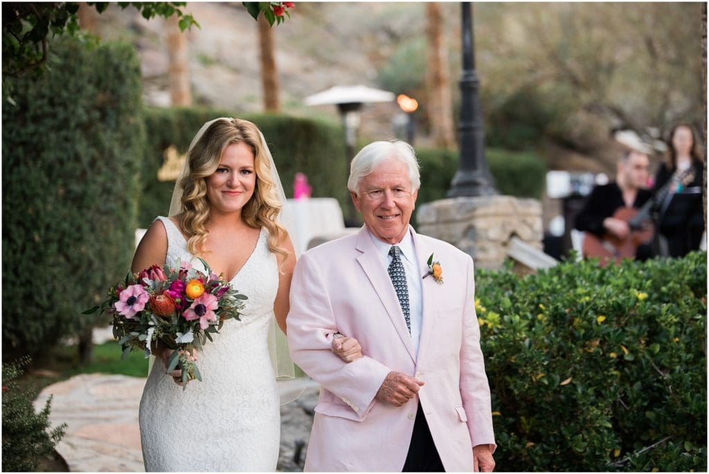 father of the bride in pink suit