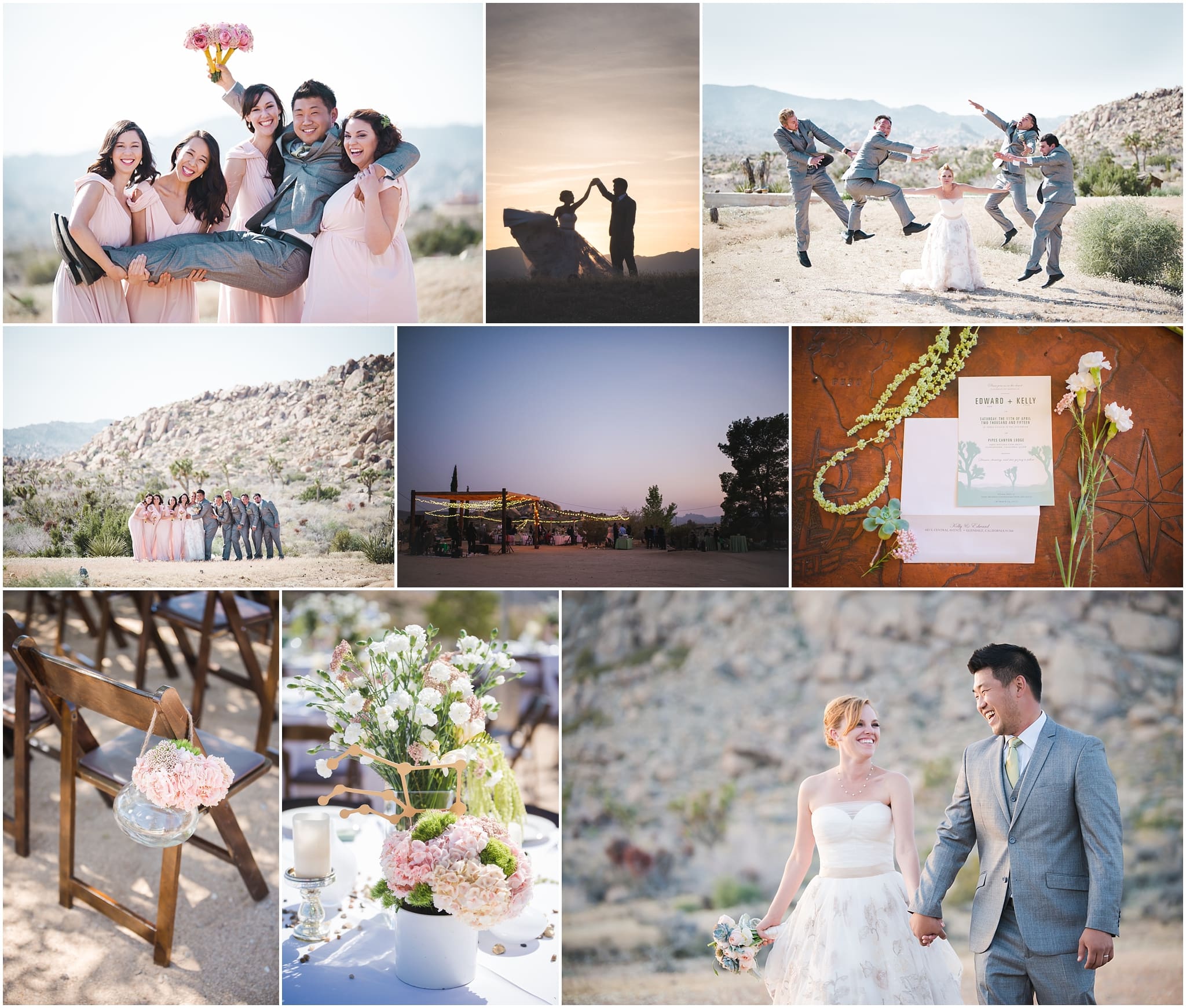 pioneertown wedding featured on the knot