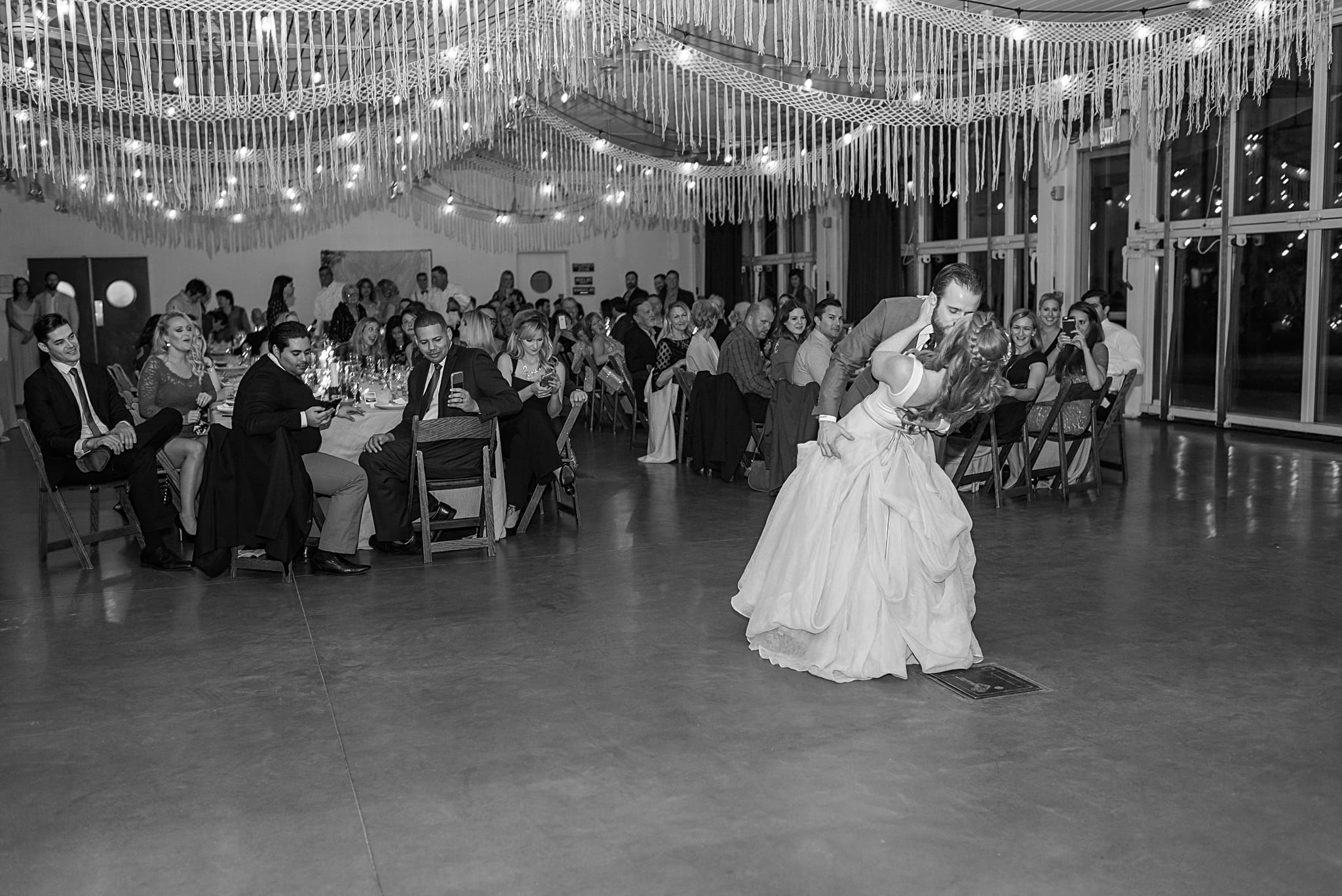black and white first dance photos