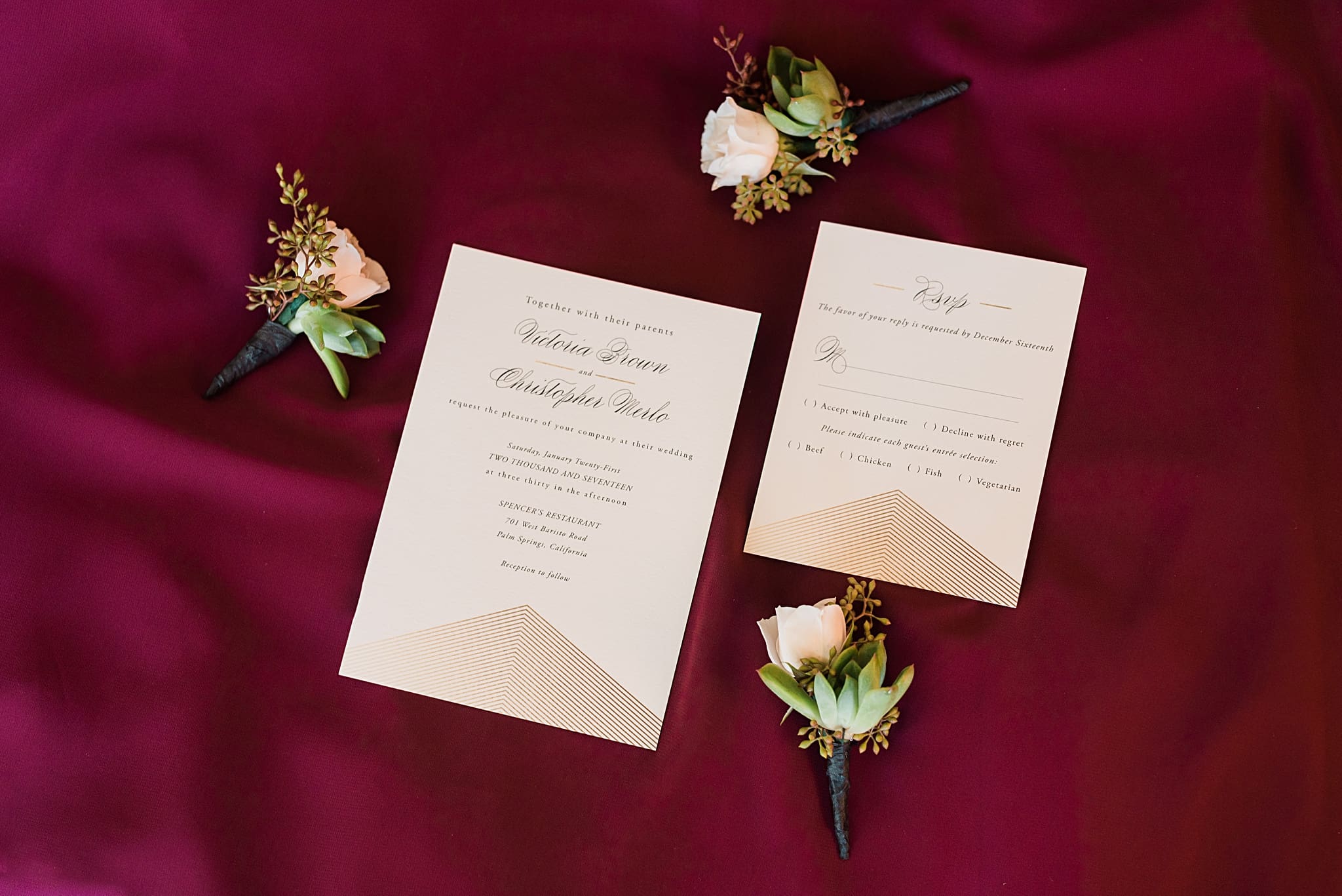 wedding invitations with flowers