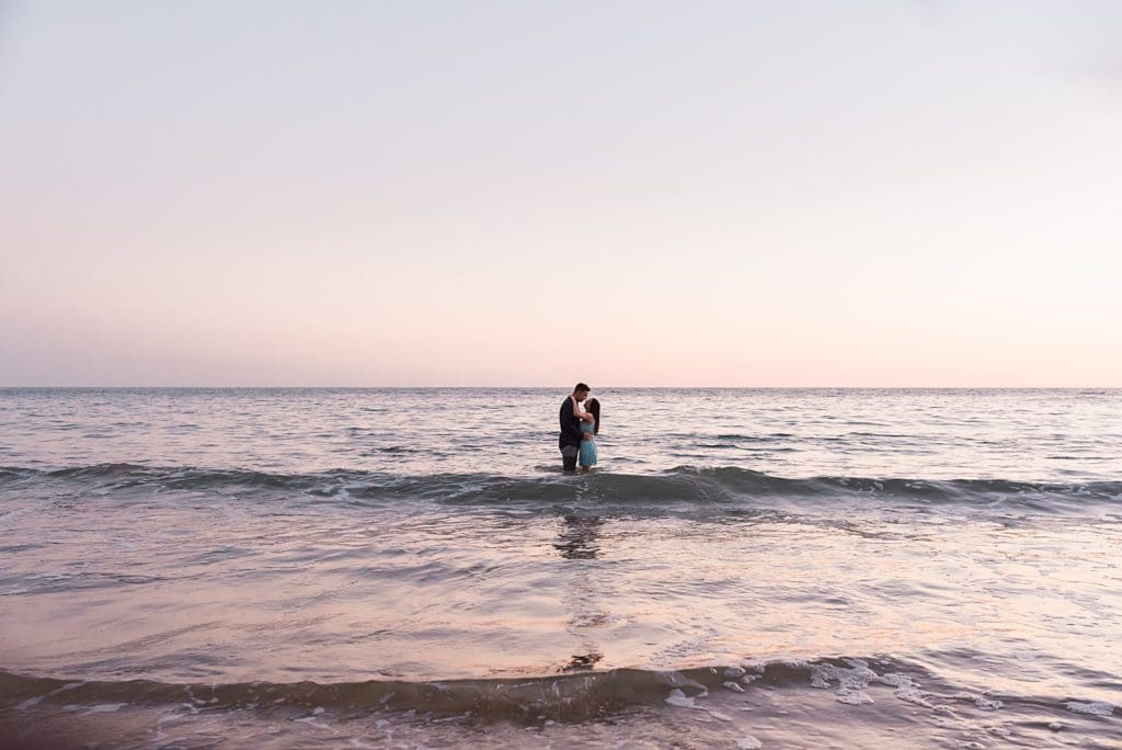 couple out in the ocean