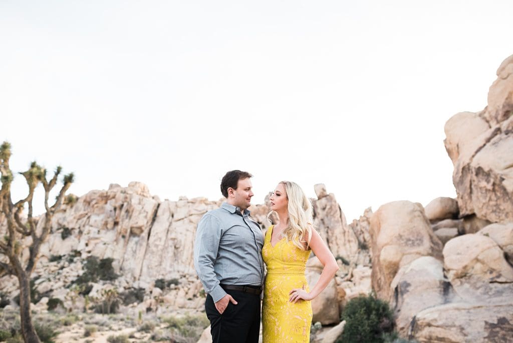 couple together at hemingway in joshua tree