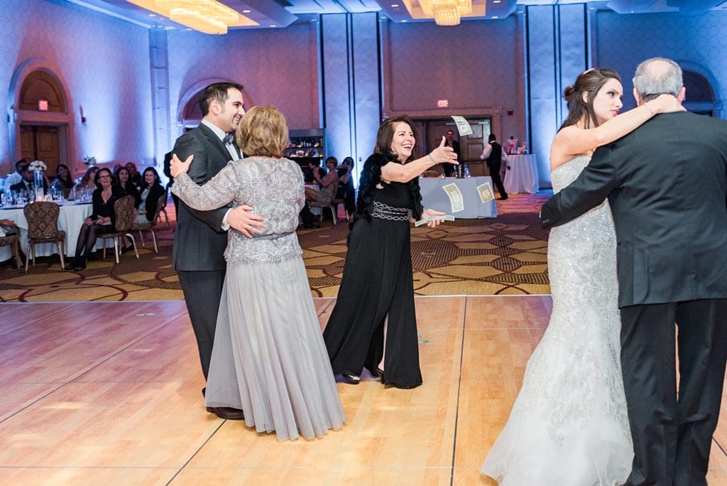 parent dances at wedding reception