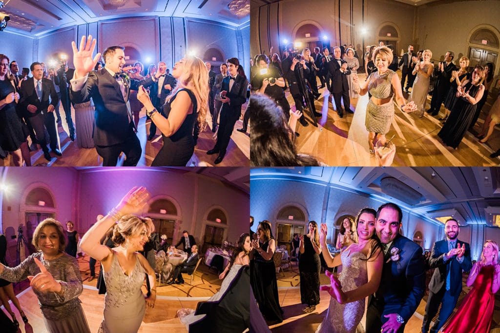 persian weding reception dancing photos