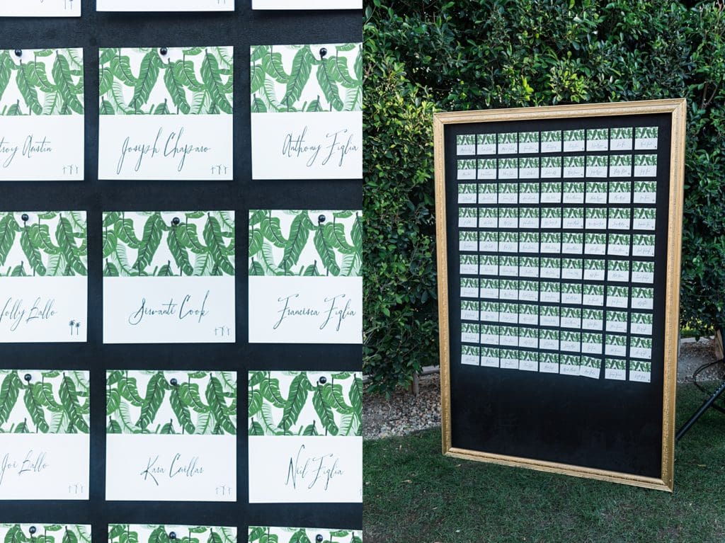 place card seating chart