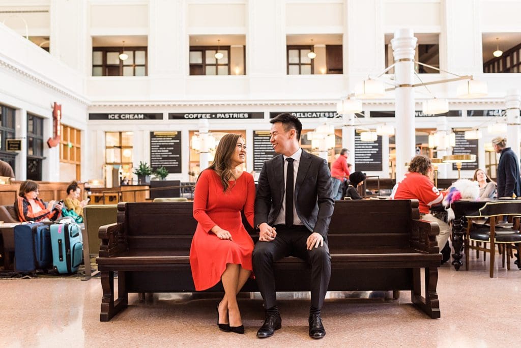 Union Station Engagement Session in Denver