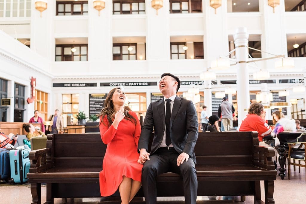 Union Station Engagement Session in Denver