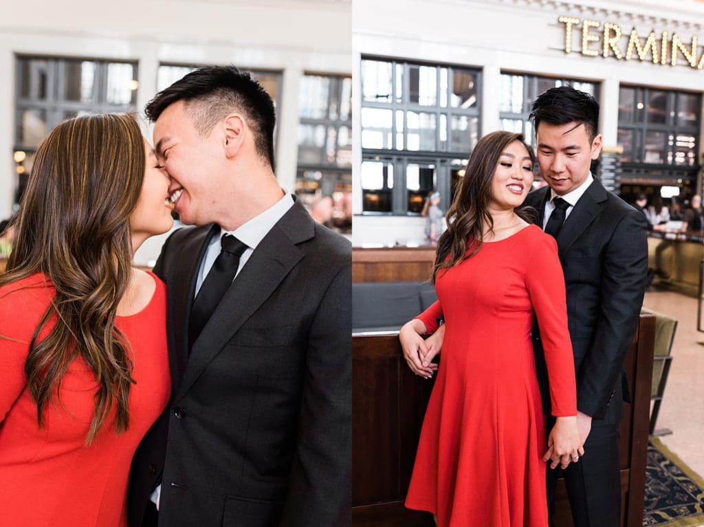 Union Station Engagement Session in Denver