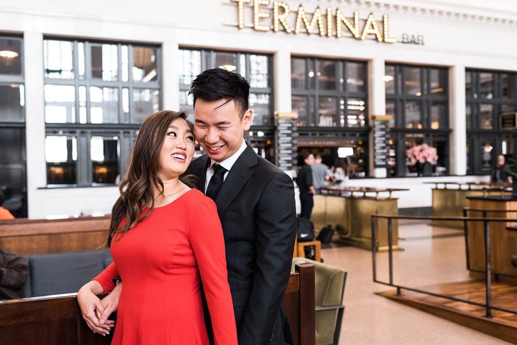 Union Station Engagement Session in Denver