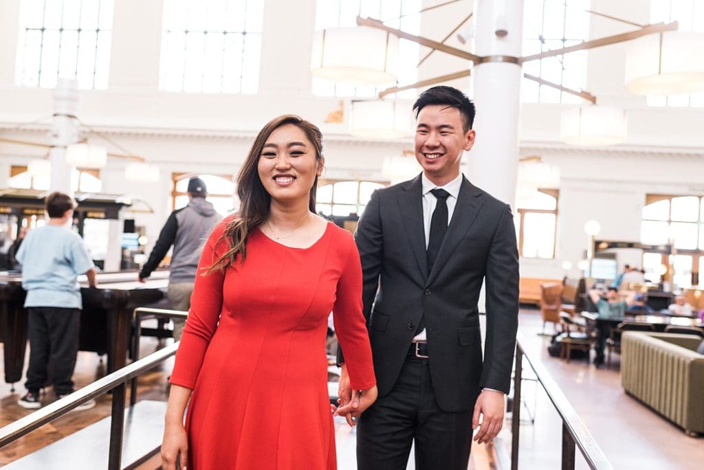 Union Station Engagement Session in Denver