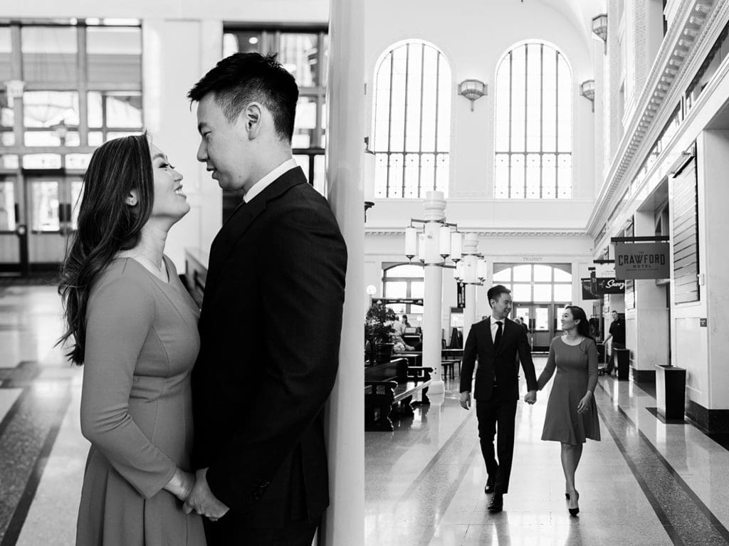 Union Station Engagement Session in Denver