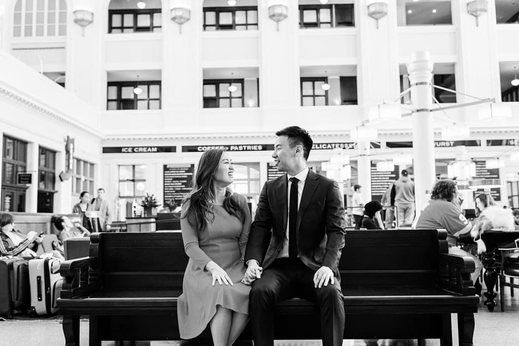 Union Station Engagement Session in Denver