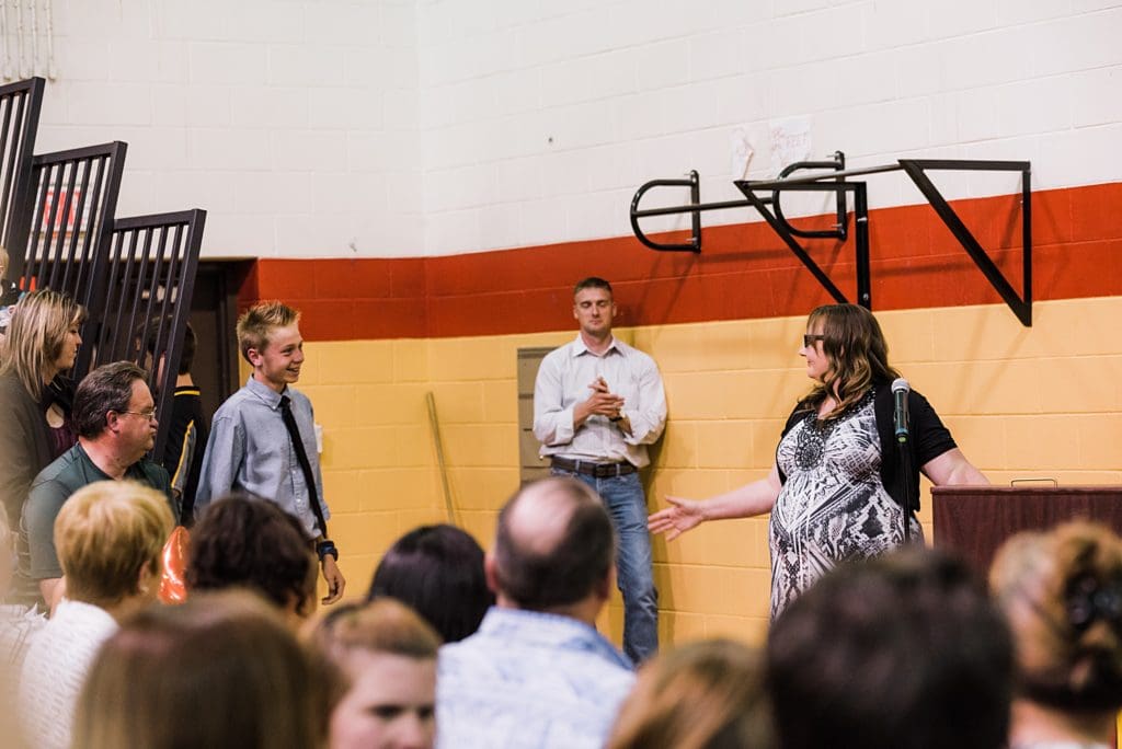 Falcon middle school graduation ceremony