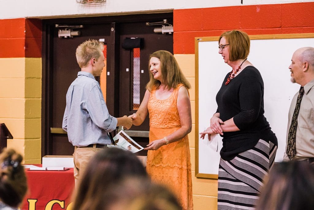 Falcon middle school graduation ceremony