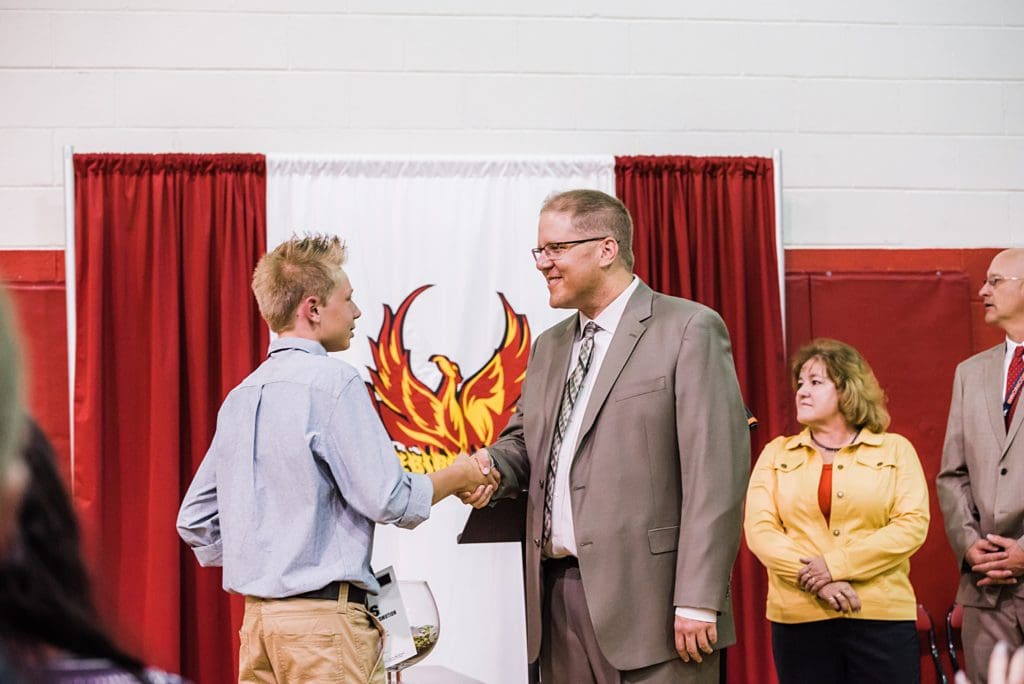 Falcon middle school graduation ceremony