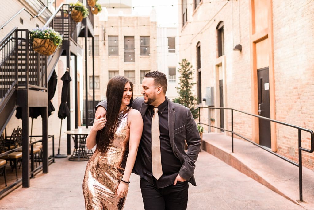 mining exchange hotel colorado springs engagement session