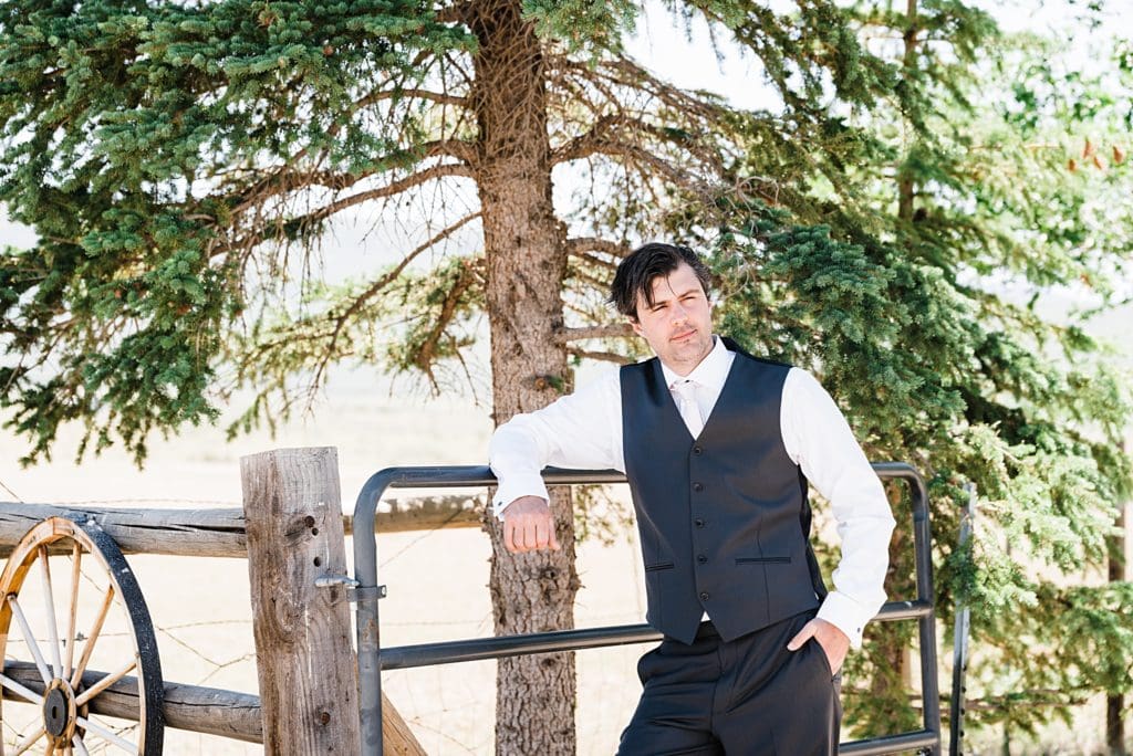 groom on the ranch