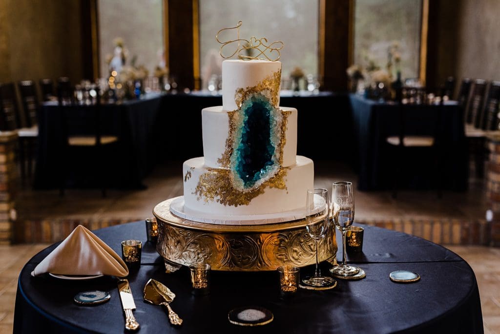geode rock candy cake