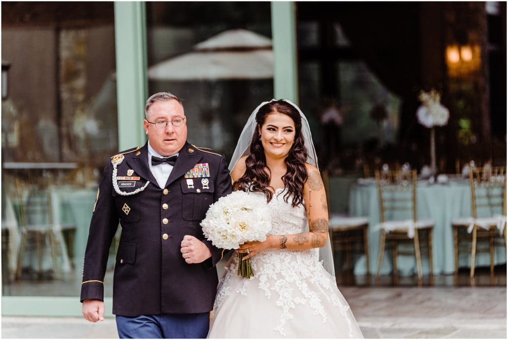 military wedding ceremony