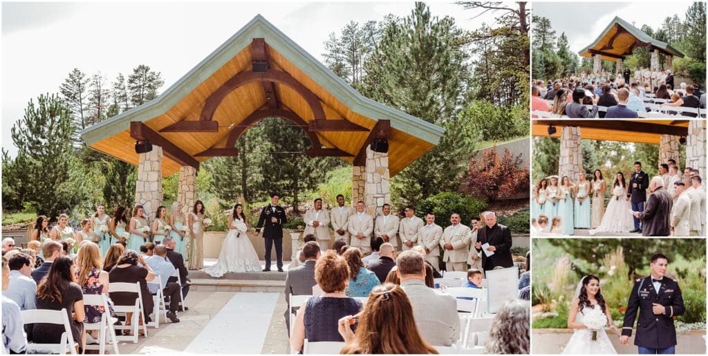 cielo at castle pines wedding ceremony